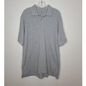 5.11 Tactical Series grey cotton short sleeve polo shirt - LARGE